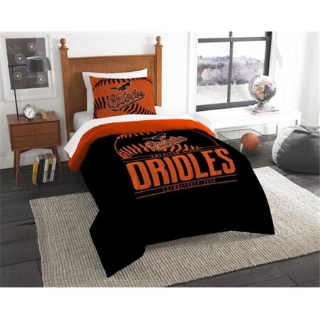 The North West Company The Northwest 1MLB862010003RET MLB 86201 Orioles Grand Slam Comforter Set; Twin 1MLB862010003EDC